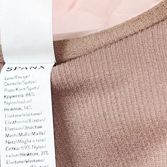 NWT Spanx Bralellujah Illusion Lace Full Coverage Bra in Cafe Au Lait - Picture 7 of 7